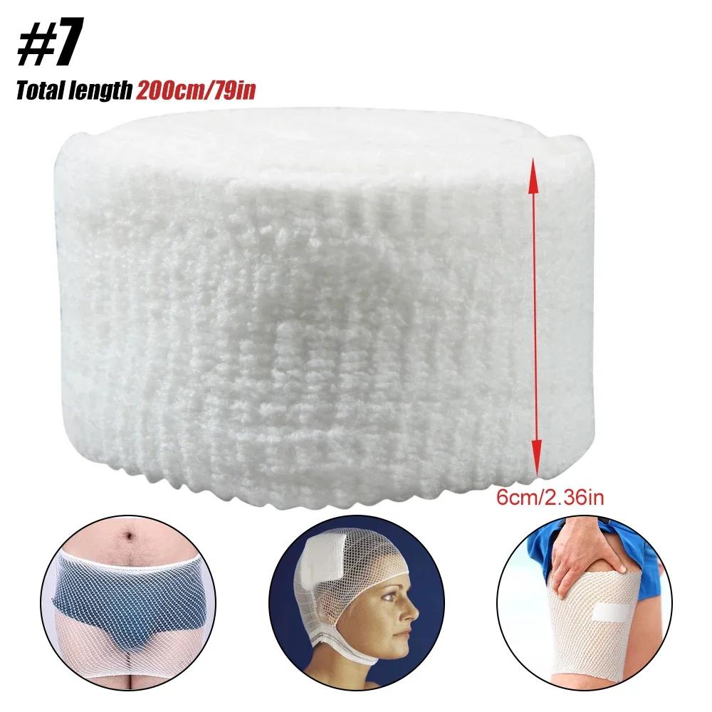1 Roll Elastic Net Wound Dressing Tubular Bandage Breathable Mesh Tubing For Wrist Elbow Fixation Retainer