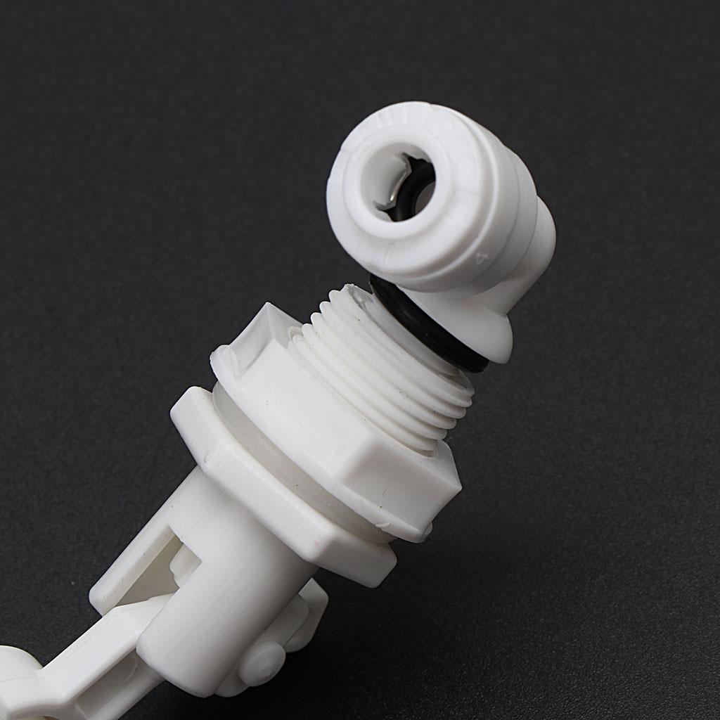 1/4" Snelkoppeling Waterfilter Vlotter voor Klep Automatische Controle Waterniveau voor Klep Verstelbare Plastic Vlotterbal voor