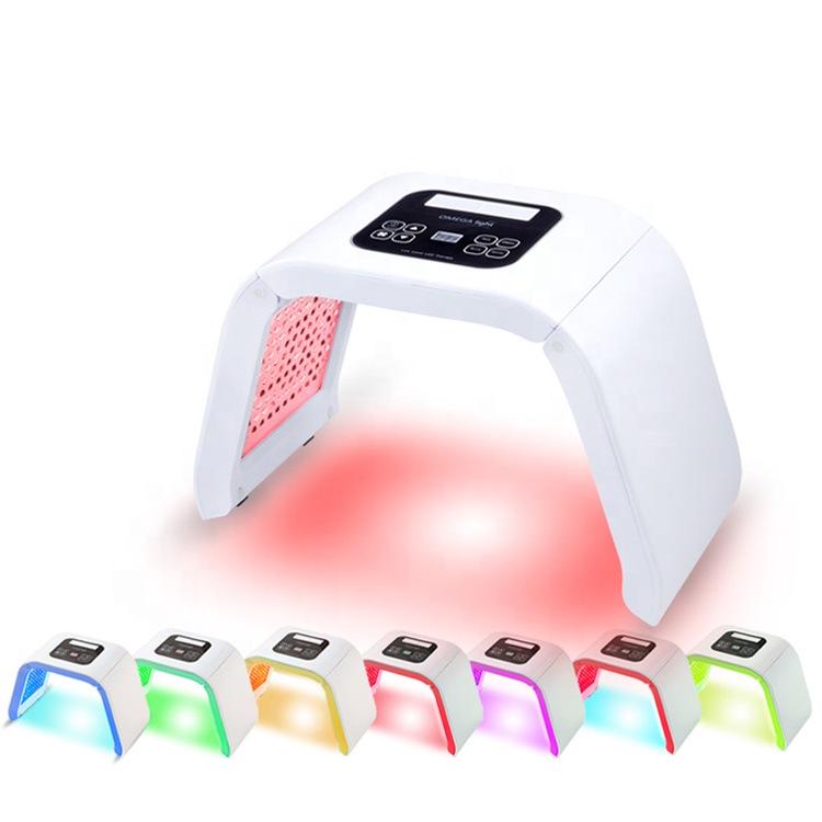 Cross-border LED Photon Skin Rejuvenation Spectrometer - 7-Color PDT Folding Light Therapy Beauty Device