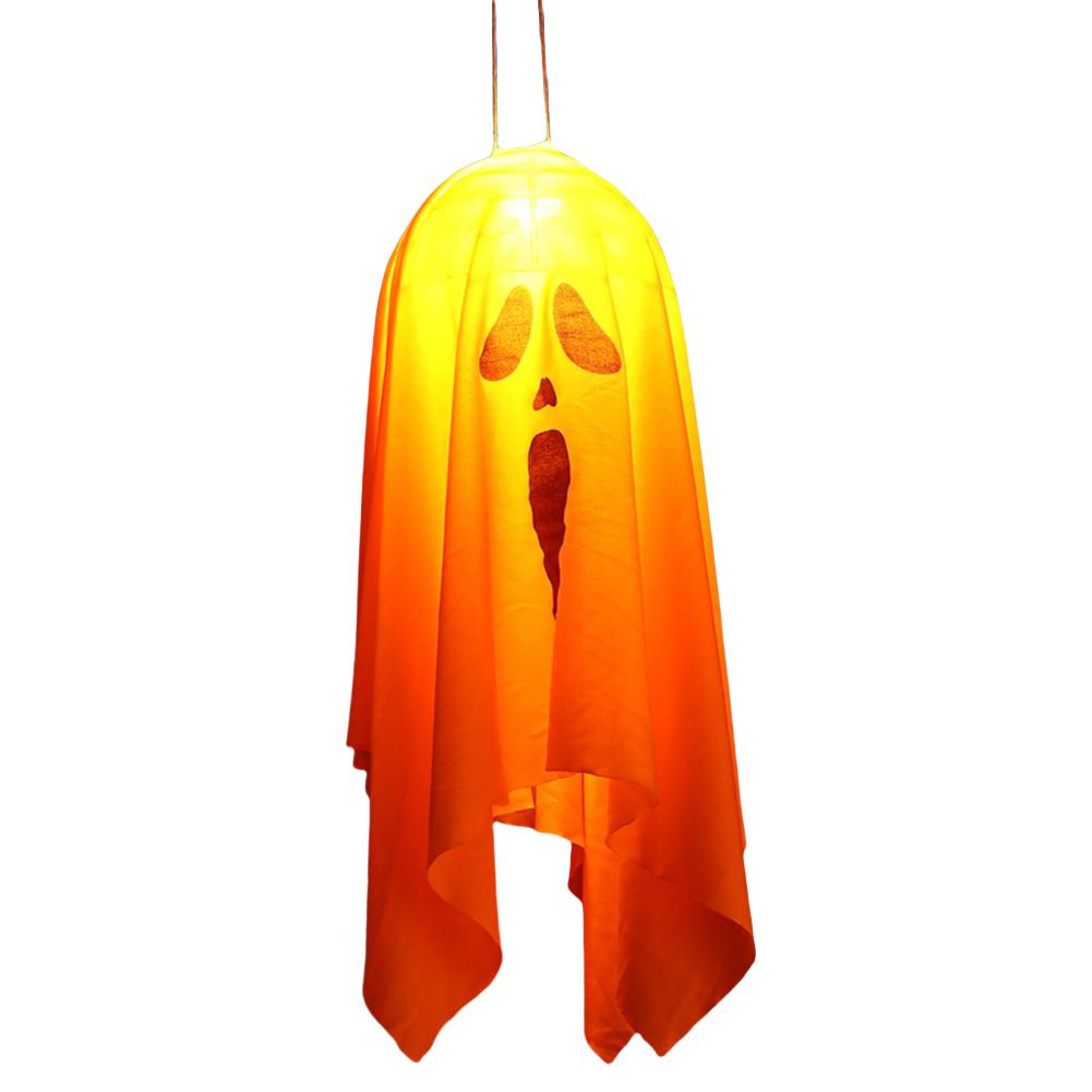 Cute Flying Ghost Light Halloween Hanging Light Up Ghost Spooky Ghost Halloween Decor with Lights Halloween Party Decoration