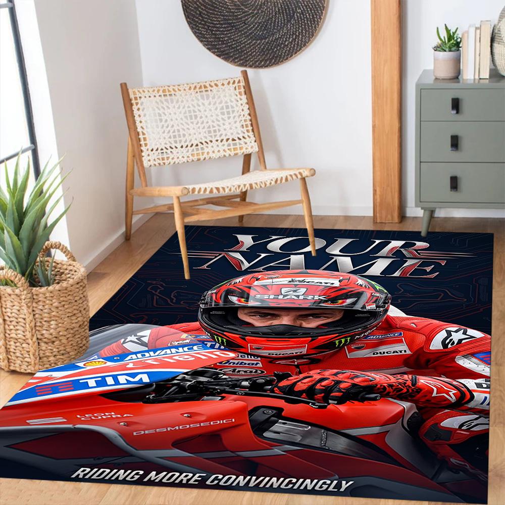 Jorge Lorenzo Customize Your Name Area Rug Design For Study Room Dining Room Foyer Entryway Antislip Rug Decorate Offices Spiritual Gift