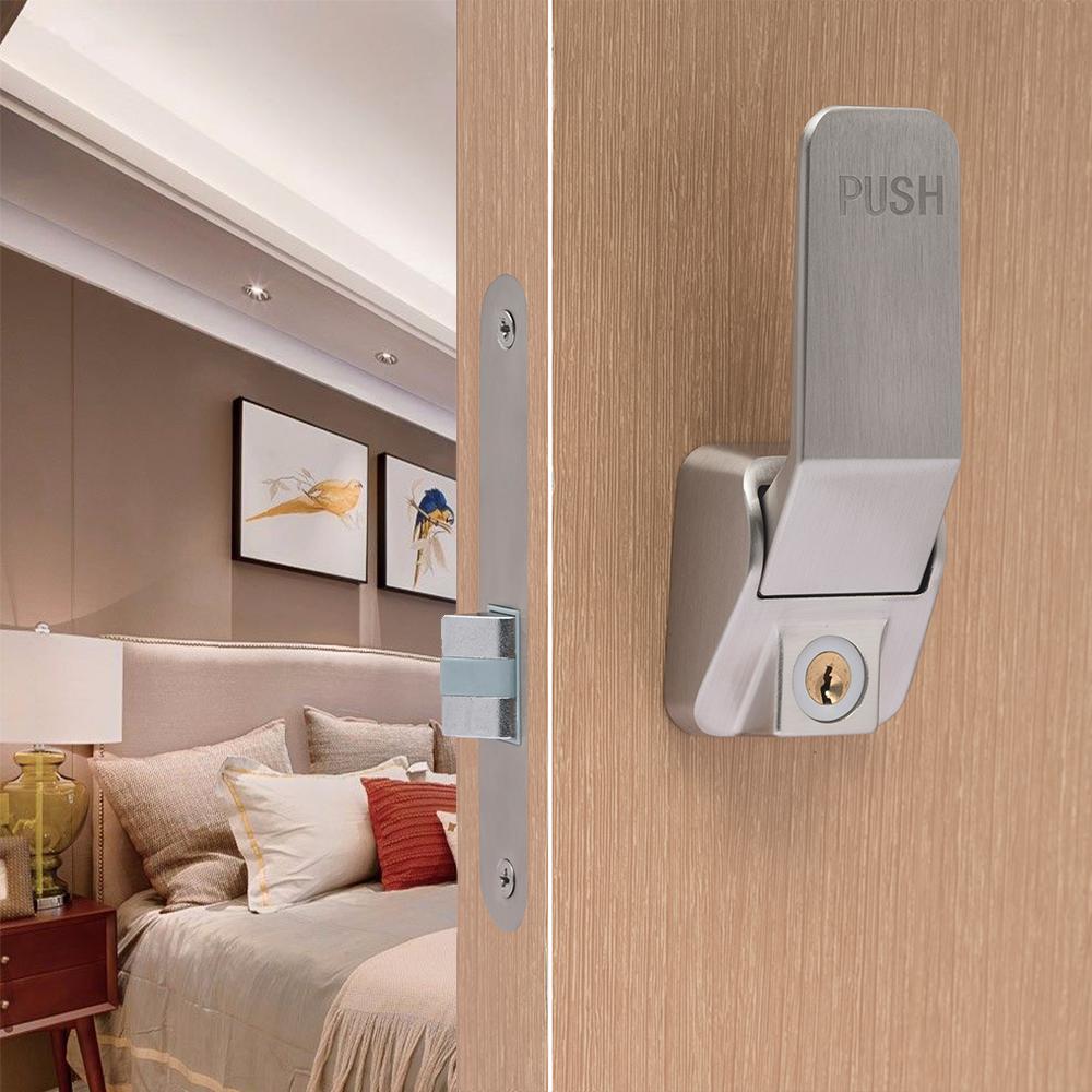China Factory Custom Security Inside Doors Handle Aluminum Anti-Rust Interior Classic Mortise Lock Set