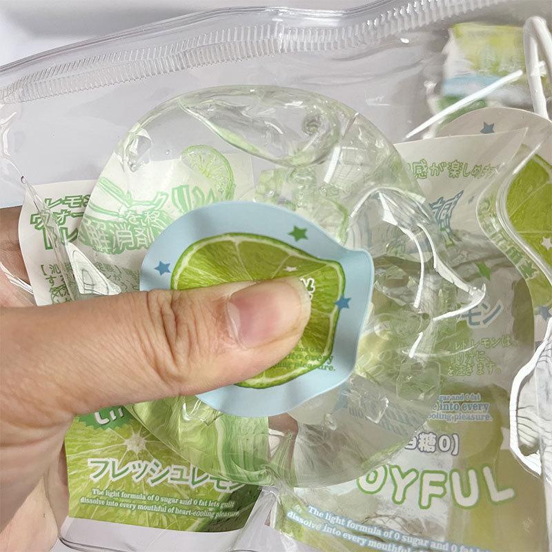 

Лаймова ручна іграшка-антистрес: Пектиновий м ячик-стискалка з повільним поверненням форми для розваги та зняття стресу.