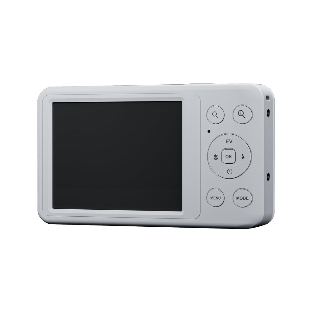 Aparat foto digital compact cu senzor CMOS și zoom optic 6x Alb KDC125-WH 64 megapixeli de înaltă sensibilitate, (alb)