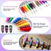 Nail Art Markers Set for painting nails, Quick-Dry DIY Nail Doodle Pens, Gel Nail Drawing Liner Pen Tool for Art Design Home Salon (24pcs)