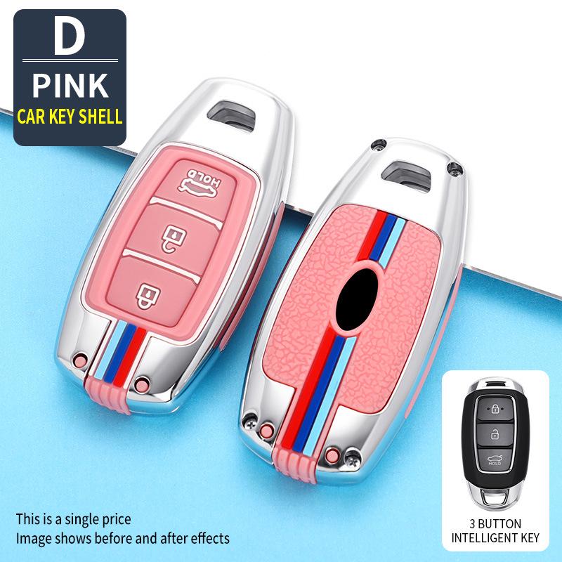 Compatible Key Case for Beijing Hyundai: Mistra, Elantra, ix35, Festa, ix25, Verna, Sonata, Santa Fe.