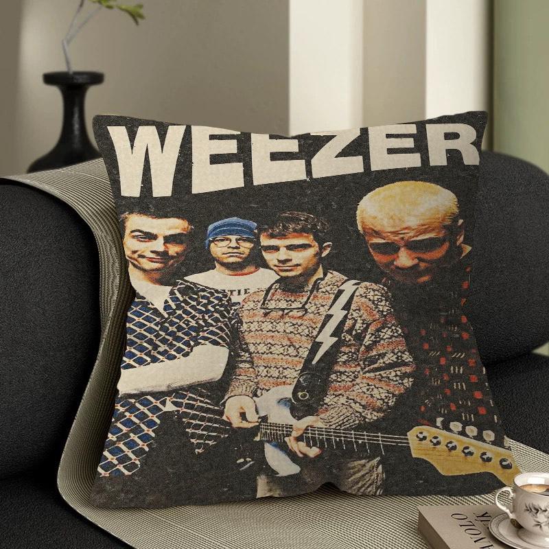 W-Weezer Band pillow cover sofa cushion cover home room decoration children gift