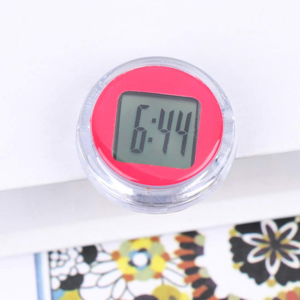 VORCOOL Car Watch Bike Watch Mini Watch Waterproof 12 Hours Electronic Motorcycle Watch Red 27.5*10mm