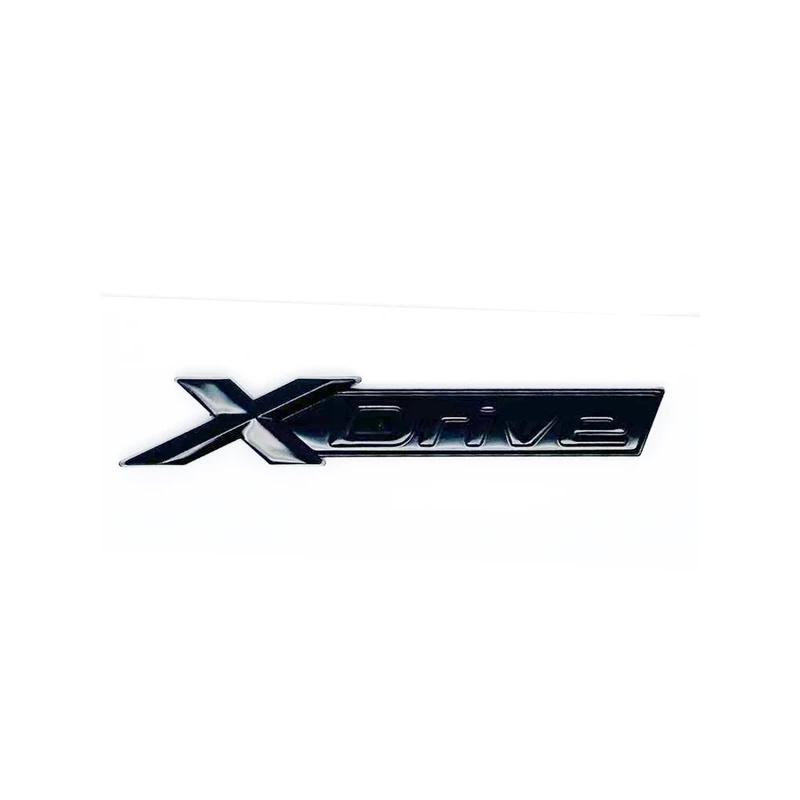 Nieuwe Chroom Zwart Spatbord & Kofferbak Embleem Sticker voor BMW 3/4/5/6/7/8 Serie X1 X3 X4 X5 X6 Z4 GT SDrive XDrive EDrive Badge Decal