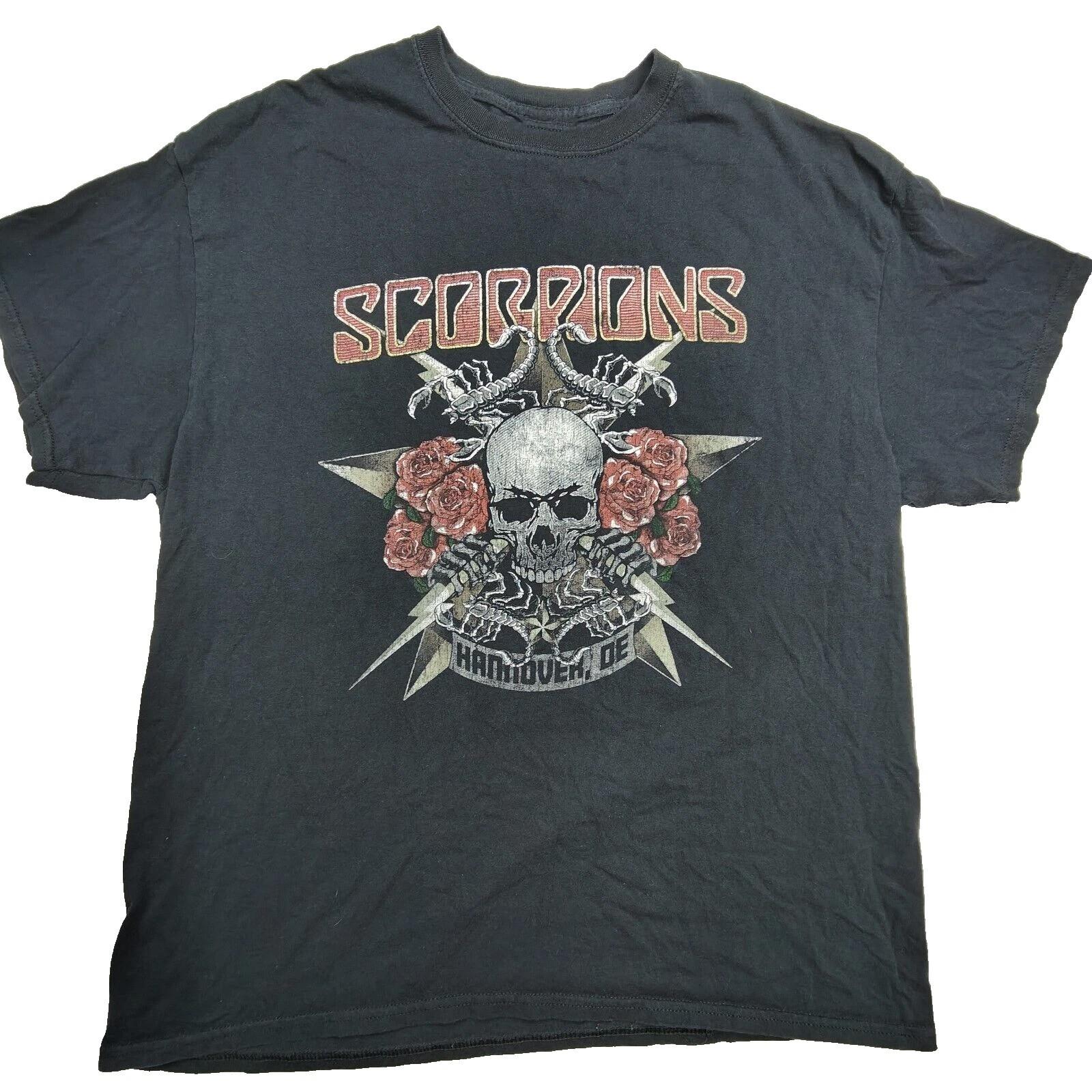 Rare Scorpions Band Gift For Fans Black All Size Tee LW197 XL