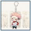 Anime Jujutsu Kaisen Keychain Gojo Satoru Fushiguro Megumi Kawaii Keychains Pendant Anime Peripheral Gift
