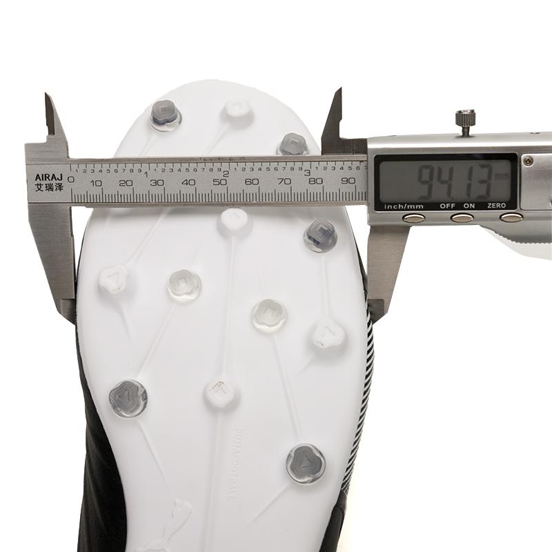 Puma King Match Comfortable Football Shoes Men Footwear Black Gray White 107878-01