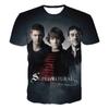 Supernatural TV Series 3D Print T-Shirts Men Women Fashion Streetwear Oversized Short Sleeve T Shirt Male Tees Tops Man Clothing