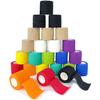 24 Rolls Self Adhesive Bandage Wrap Breathable Self Adherent Wrap for People Pets Athletic Elastic Cohesive Bandage 1