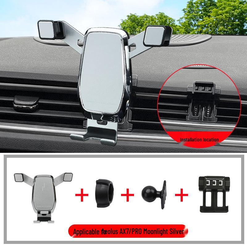 Wireless Charging Navigation Phone Holder for 19-22 Dongfeng AX7/21AX7PRO