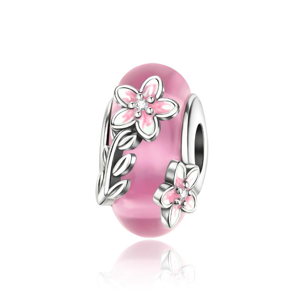 Colorful Copper Candy Murano Glass Beads Christmas Magic Murano Glass Charm Fits Bracelet & Necklace For Best Gift