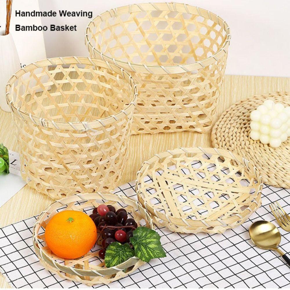 Round Drain Water Sieve Raft Dustpan 4 Styles Rice Fruit Bread Basket  Daily Use Storage