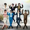 30cm Elvis Presley Král Koček Abstraktní Plyšová Panenka S Vestavěným Drátěným Rámem Polohovatelná Plyšová Myš Hračka Sváteční Dárek