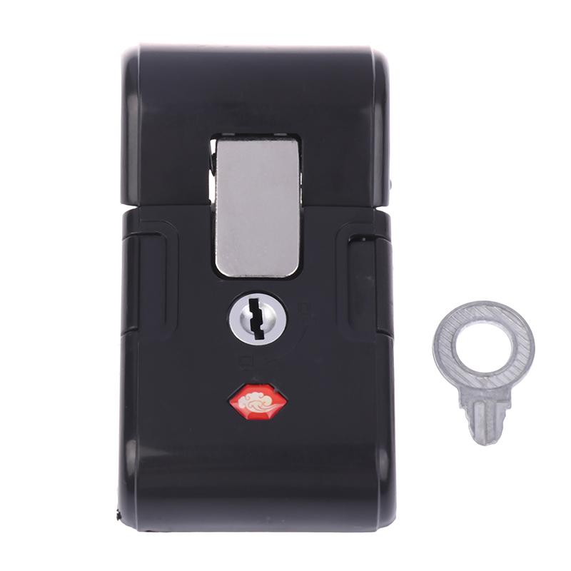 Serratura a Combinazione Portatile Nera Argento per Valigia Ricambio Antifurto Fibbia di Sicurezza Strumento Lucchetto Materiali di Riparazione