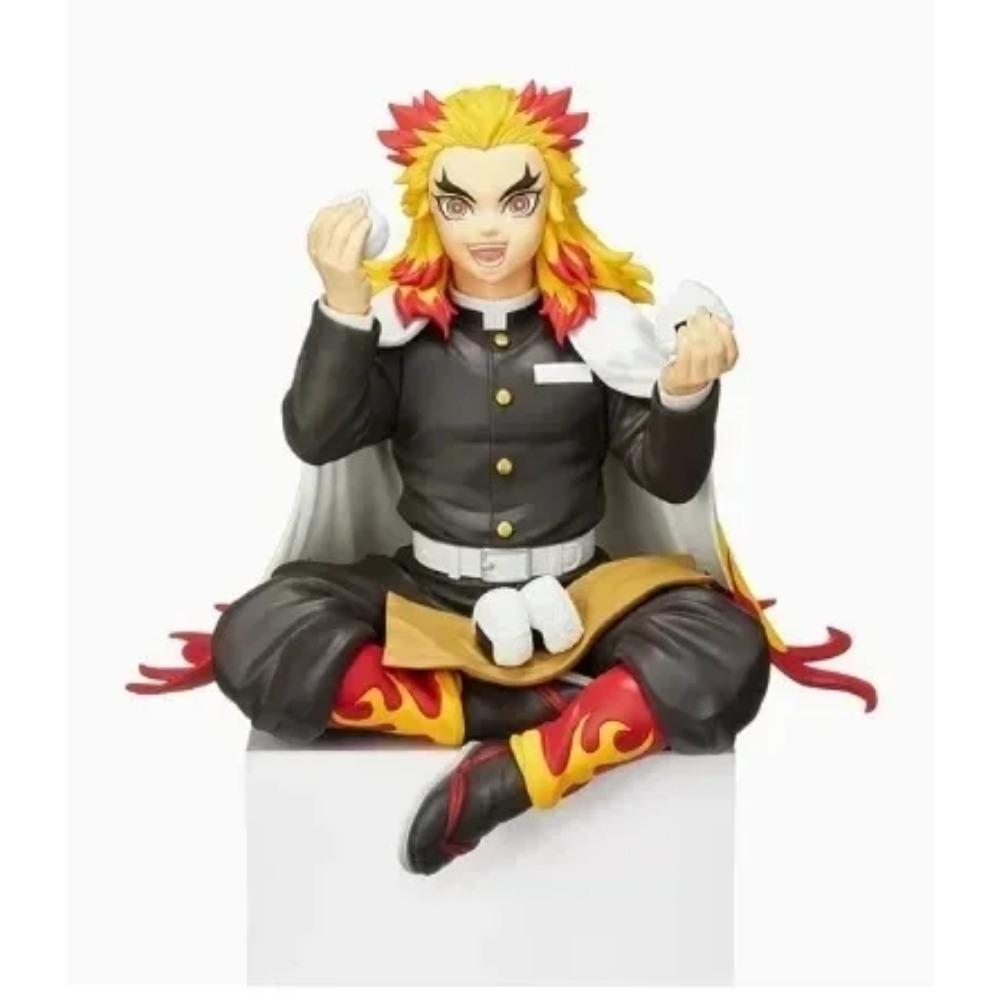 10-15cm Anime Demon Slayer Action Figure PVC Model Doll Collection Toy Car Figure Kamado Tanjiro Nezuko Sitting Ornaments