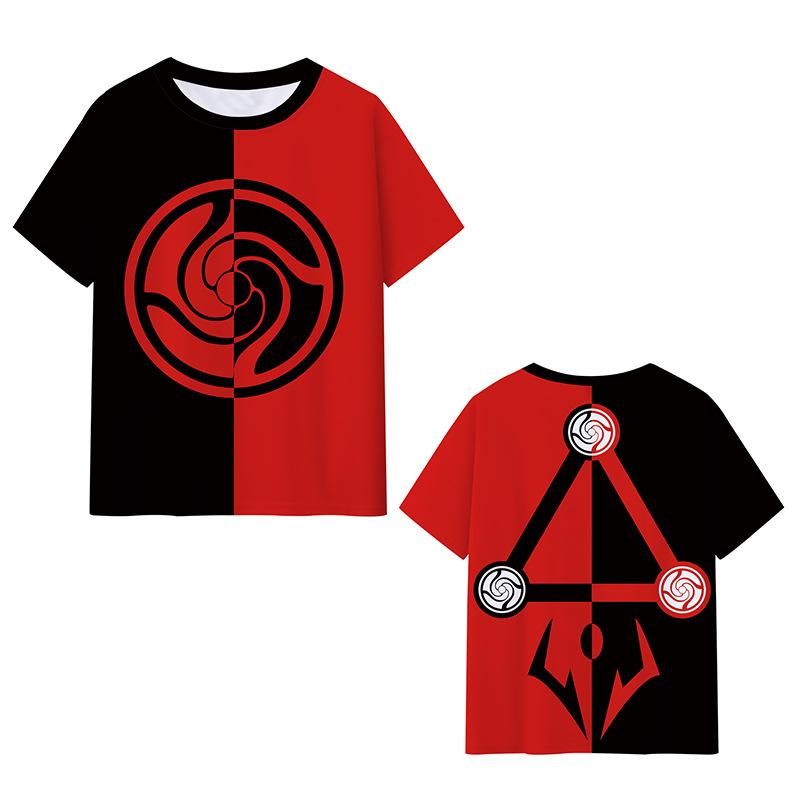 Satoru Gojo Japanese Anime Jujutsu Kaisen T-Shirts 3D Printed Summer Quick Dry Round Neck Short Sleeves for Men Polyester Do Not Fade