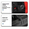 Dětský elektrický čtyřkolový terénní kočárek na dálkové ovládání s dvoupohonem a Bluetooth Music LED Lights