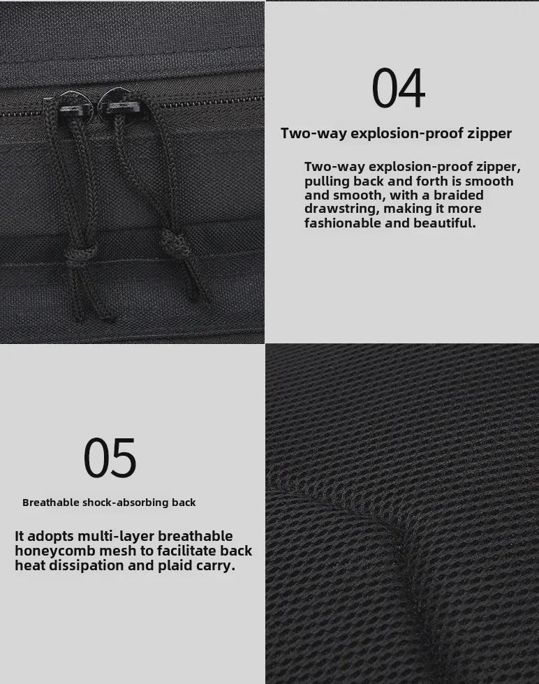 Men's Large-Capacity Waterproof Tactical Backpack for Outdoor Sports & Hiking