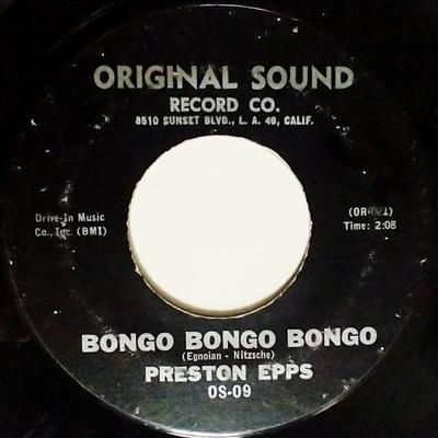 7inch Record PRESTON EPPS - Bongo Bongo Bongo / Hully Gully Bon OS09 Original Sound 1960 US Rock Used
