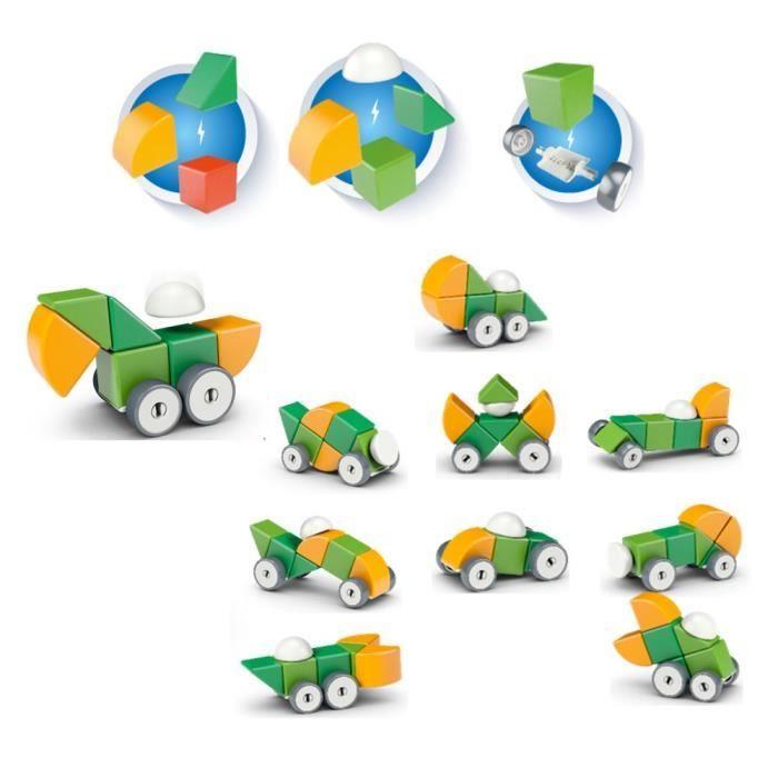 Magicube - Green Line Shape 13 Pcs - Wheels
