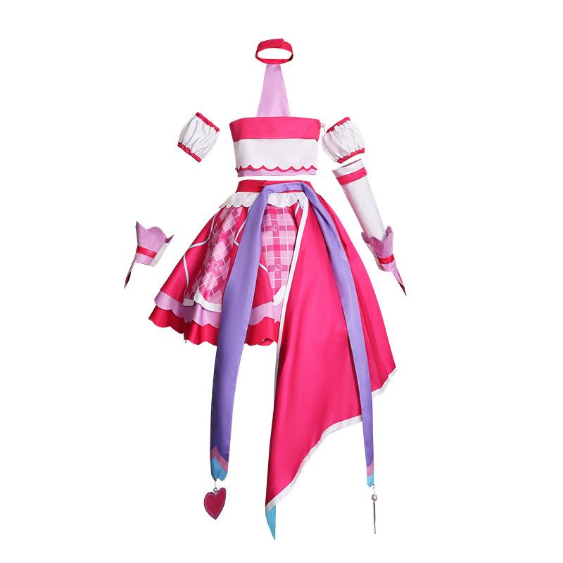 Anime Pretty Cure Sakura Uta Cosplay Costume  Lovely Lolita Dress Game Anime Halloween Party Uniform Play Role Costumes