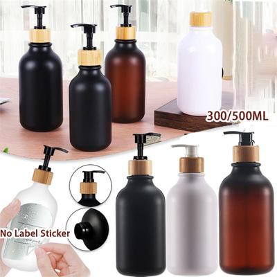 500 ml Seifenspender, verdickt, nachfüllbar, Shampoo-Pumpflasche, Behälter, Seifenpumpe, Tank, Handwäsche, Badezimmer-Zubehör