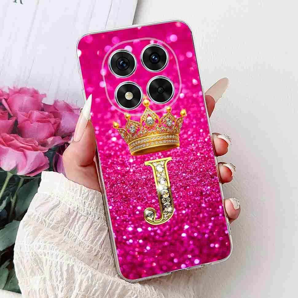 For Redmi Note14 Pro 5G Casing 6.67" Diamond Letter Back Cover Soft Silicone Cases For Xiaomi Redmi Note 14 Pro 5G Coque Fundas