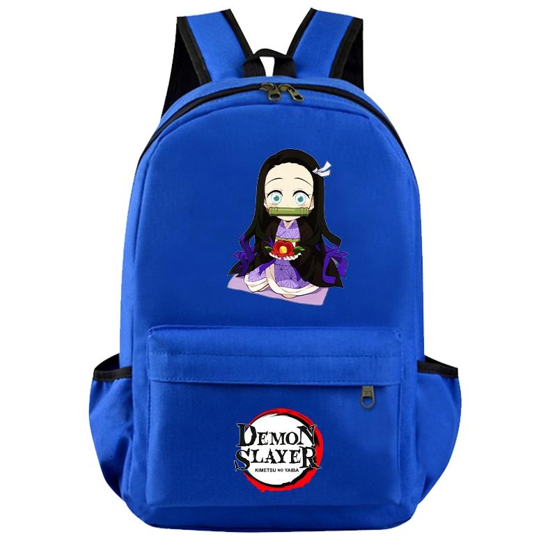 Anime Demon Slayer Backpack for Boy Girl Back To School Bag Large Capacity Backpack Bookbag for Kid Men Women Travel Bag Mochila