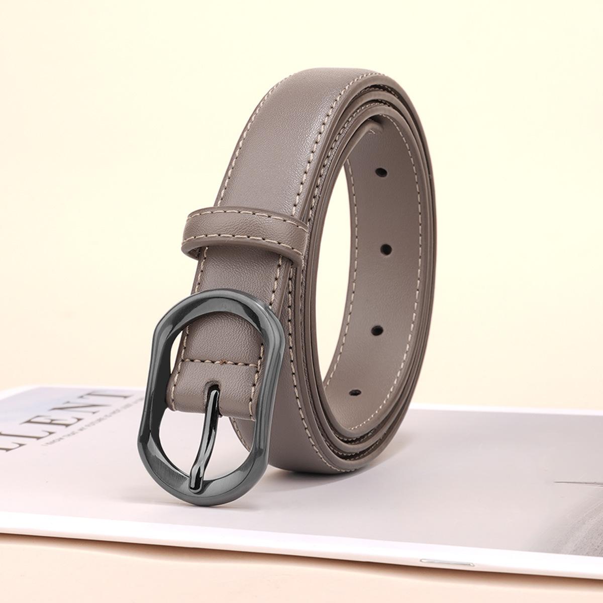 

Женский ремень из натуральной кожи в корейском стиле, модный женский тонкий ремень, свежий и милый женский ремень, в стиле маленького аромата, женский ремень 110cm