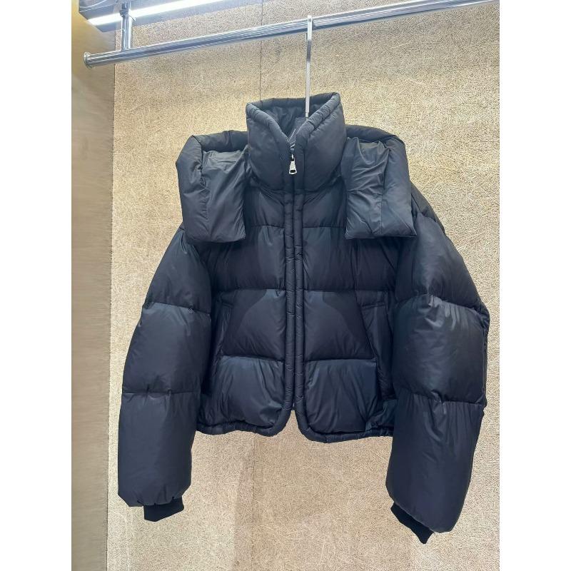 Korean Loose Hooded Down Cotton-padded Jacket Women's Short Winter New Padded Warm Bread Coat.