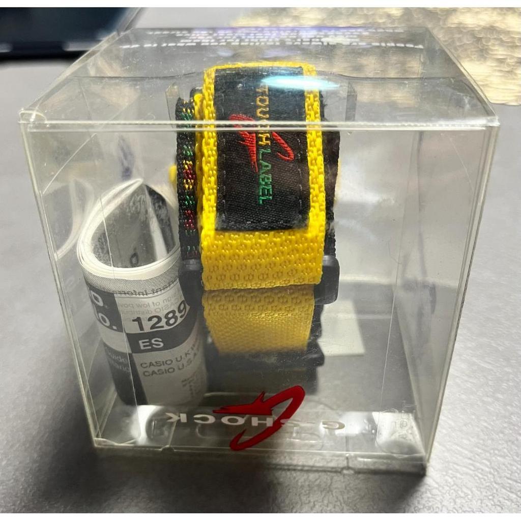 Used CASIO G-SHOCK DW-002R-9VT Raster with case and manual