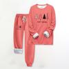 Two Piece Outfits For Women Warm Fleece Lined Jogger Set Crewneck Long Sleeve Christmas Printed Sweatshirts Drawstring Waist Sweatpants