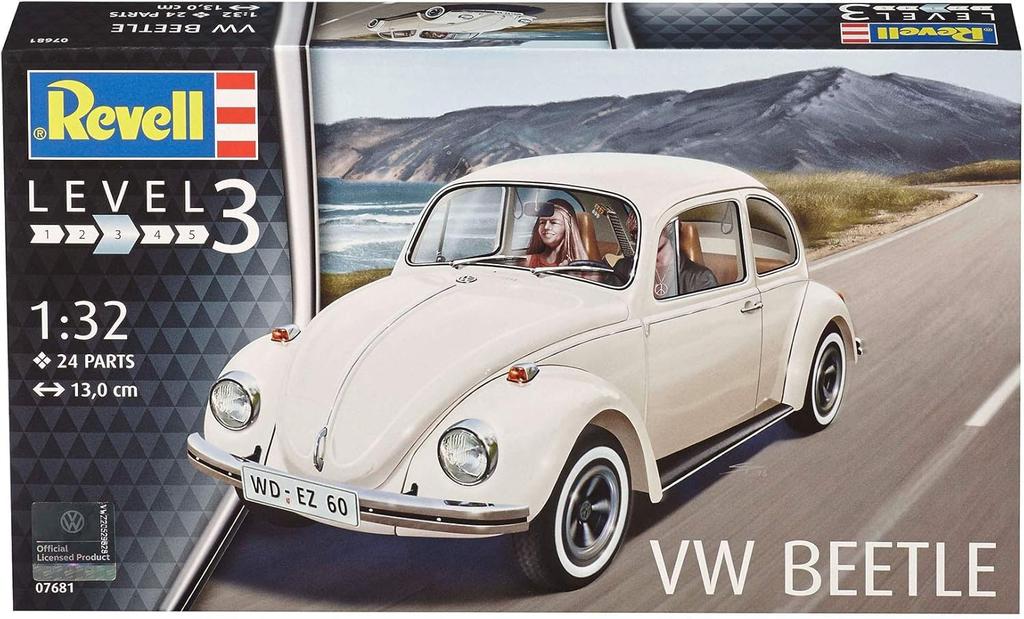 German Revell Volkswagen Beetle Plastic Model 07681 1/32 Käfer
