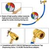 R134A Air Conditioning Refrigerant Charging Hose with Gauge Fits for Car AC Air Conditioning Refrigerant Charging Tool