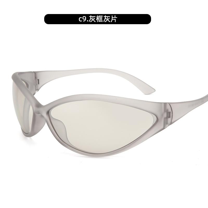 Gm Cat Eye Sunglasses Are Simple And Matched With Street Photography Trend Cold Wind Women'S Anti-Ultraviolet Sunglasses Men