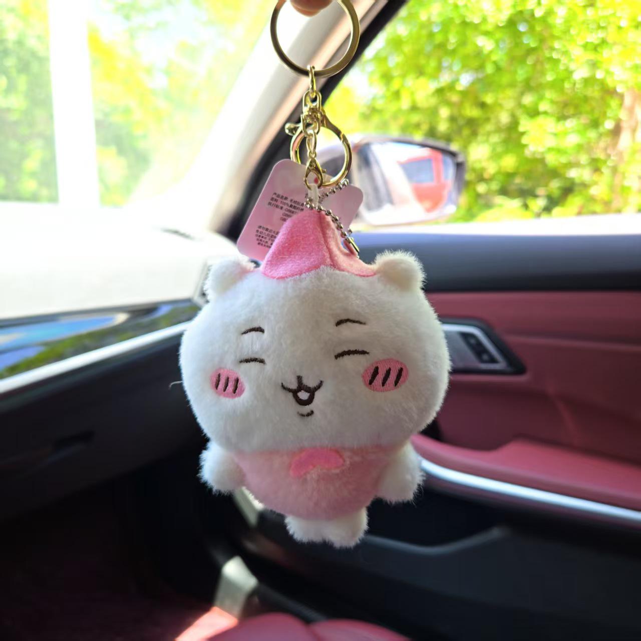 

Chiikawa Фея цветов Мультяшный плюшевый брелок - Милый самоироничный кулон-кукла Bead Chain