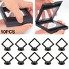 5/10pcs 3D Floating Frame Holder Display-Box Multipurpose Storage Box-Household Supplies Home Decor Black/white 70mmx70mmx20mm