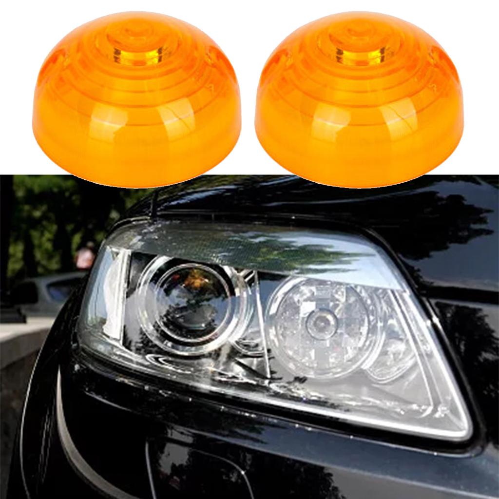 1 Set Side Marker Indicator Light Lamp Lens Kit for Defender 90 110 Replace 589285 Amber Indicator Lens Auto Accessories