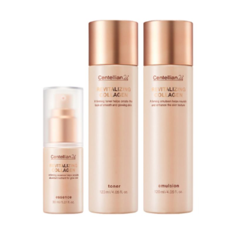 CENTELLIAN24 Revitalizing Collagen 3-Piece Set (Toner 120ml + Essence 30ml + Emulsion 120ml)