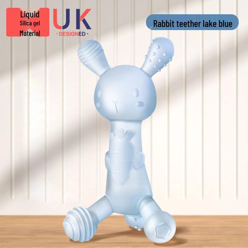 Silicone Carrot Baby Rabbit Teether Stick