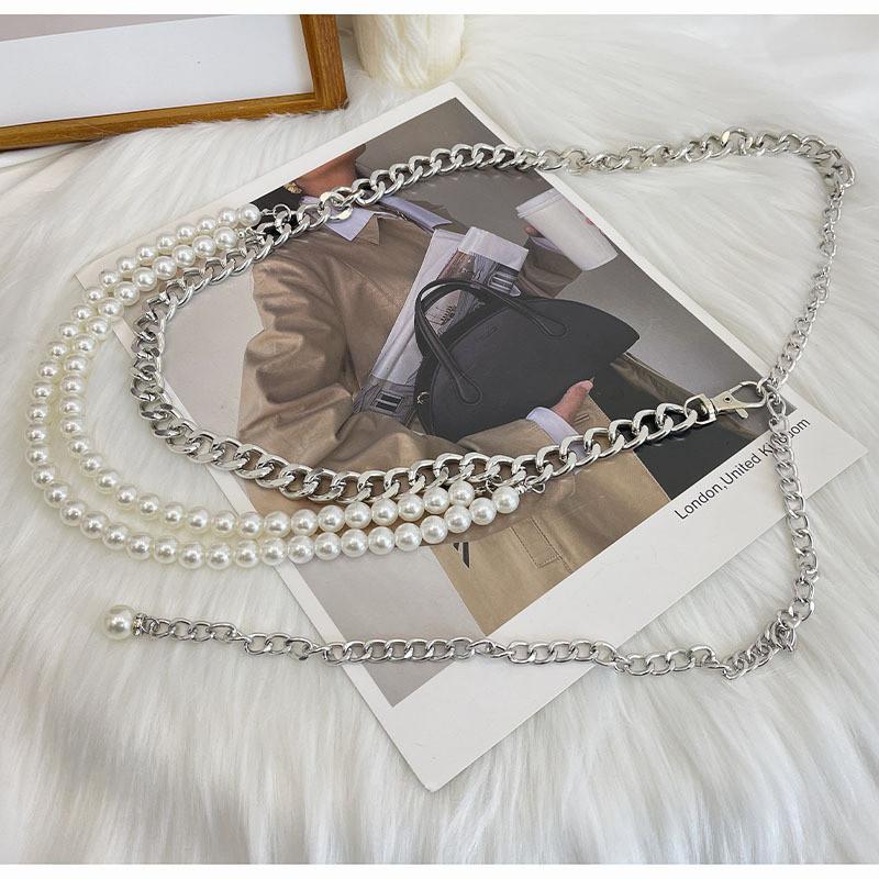 

Silver Versatile Waist Chain For Women Trendy Accessory For Dresses And Suits