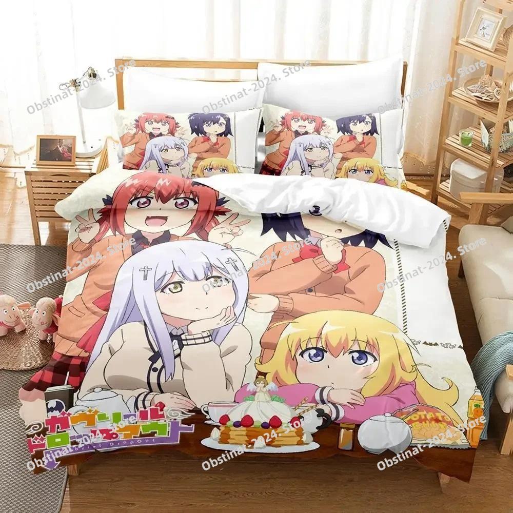 3D Cartoon Kawaii Gabriel Dropout Bedding Set Print Bed Set Duvet Cover Sheet Pillowcase Soft Quilt Cover Full Queen King Size