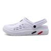 Couple beach shoes men's hole shoes one word sandals light soft foreign trade extra large size 47-48-49 sandals