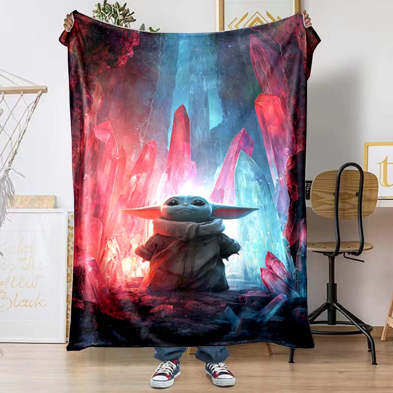 The Adorable Yoda Blanket Is Suitable for Beds Sofas and Various Other Occasions Making It A Perfect Gift for Friends and Family