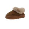 Large size 2025 autumn new bag heel cotton shoes winter home indoor velvet warm men's and women's thick-soled fluffy shoes